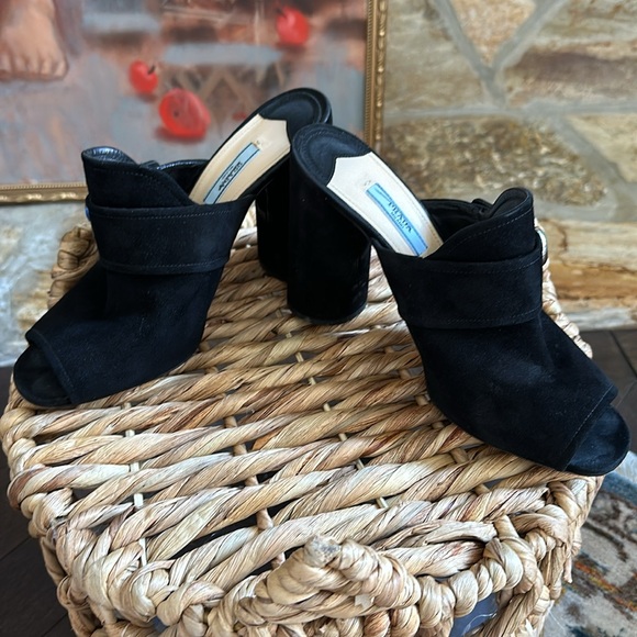 Prada Suede Slides - Picture 5 of 8